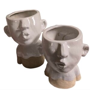stoneware Rituali Domestici Eiofischio cachepots  planters